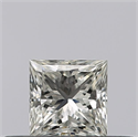Diamante Natural 0.27 quilates, Princesa , Color H, claridad VVS1 y certificado GIA