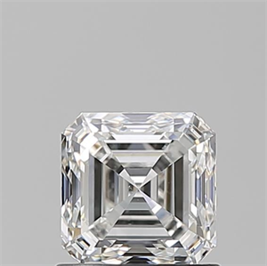 Foto Diamante Natural 1.01 quilates, Asscher , Color F, claridad SI1 y certificado GIA de