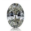 Natural Diamond 0.70 Carats, Oval with  Cut, K Color, VS1 Clarity and Certified by GIA