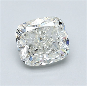 Foto Diamante Natural 1.30 quilates, Del cojín , Color I, claridad VVS2 y certificado GIA de