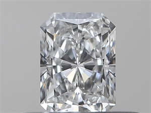 Foto Diamante Natural 0.31 quilates, Radiante , Color F, claridad VS1 y certificado GIA de