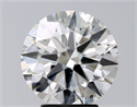 Natural Diamond 3.80 Carats, Round with Excellent Cut, F Color, SI1 Clarity and Certified by GIA
