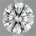 Lab Grown Diamond 3.26 Carats, Round with Ideal Cut, D Color, VVS1 Clarity and Certified by IGI