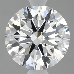 Picture of Lab Grown Diamond 3.26 Carats, Round with Ideal Cut, D Color, VVS1 Clarity and Certified by IGI
