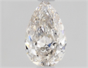 Natural Diamond 0.50 Carats, Pear with  Cut, I Color, VS1 Clarity and Certified by GIA