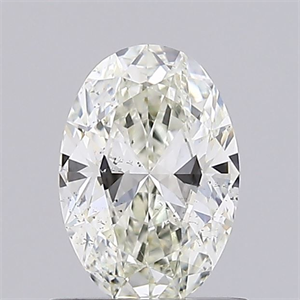 Picture of Natural Diamond 0.70 Carats, Oval with  Cut, J Color, SI1 Clarity and Certified by GIA