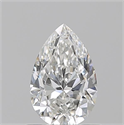Diamante Natural 0.75 quilates, De pera , Color F, claridad VVS2 y certificado GIA