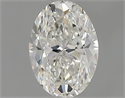 Natural Diamond 0.80 Carats, Oval with  Cut, G Color, VVS2 Clarity and Certified by GIA
