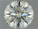 Natural Diamond 1.40 Carats, Round with Excellent Cut, L Color, VS1 Clarity and Certified by IGI