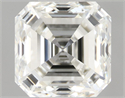 Natural Diamond 1.02 Carats, Asscher with  Cut, H Color, VS2 Clarity and Certified by IGI