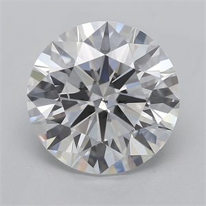 Foto Diamante Natural 2.40 quilates, Redondo , Color E, claridad SI1 y certificado GIA de