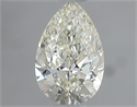 Natural Diamond 0.50 Carats, Pear with  Cut, I Color, VVS1 Clarity and Certified by IGI