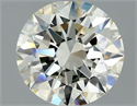 Natural Diamond 2.06 Carats, Round with Excellent Cut, J Color, IF Clarity and Certified by IGI