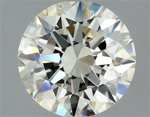Picture of Natural Diamond 2.06 Carats, Round with Excellent Cut, J Color, IF Clarity and Certified by IGI