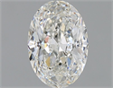 Natural Diamond 1.02 Carats, Oval with  Cut, F Color, VVS1 Clarity and Certified by GIA