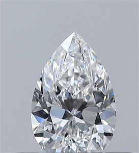 Foto Diamante Natural 0.30 quilates, De pera , Color E, claridad VVS2 y certificado GIA de