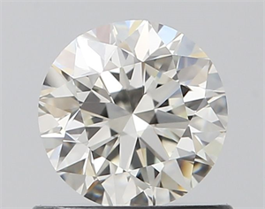Picture of Natural Diamond 0.70 Carats, Round with Very Good Cut, J Color, VVS1 Clarity and Certified by GIA