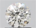 Diamante Natural 0.70 quilates, Redondo , Color J, claridad VVS1 y certificado GIA