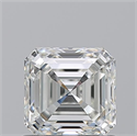 Natural Diamond 1.01 Carats, Asscher with  Cut, H Color, VVS2 Clarity and Certified by GIA
