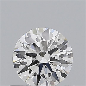 Foto Diamante Natural 0.51 quilates, Redondo , Color H, claridad IF y certificado GIA de