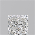 Natural Diamond 1.06 Carats, Princess with  Cut, G Color, IF Clarity and Certified by GIA