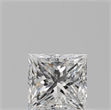 Diamante Natural 0.56 quilates, Princesa , Color F, claridad VS1 y certificado GIA