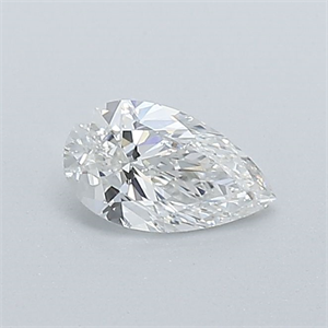 Picture of Natural Diamond 0.31 Carats, Pear with  Cut, G Color, VS2 Clarity and Certified by GIA
