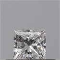 Diamante Natural 0.28 quilates, Princesa , Color E, claridad VS2 y certificado GIA