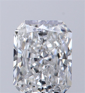 Picture of Natural Diamond 0.50 Carats, Radiant with  Cut, F Color, VS1 Clarity and Certified by GIA