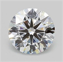 Lab Grown Diamond 1.05 Carats, Round with Ideal Cut, E Color, IF Clarity and Certified by IGI
