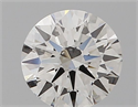 Diamante Natural 0.42 quilates, Redondo , Color H, claridad IF y certificado GIA