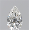 Diamante Natural 0.50 quilates, De pera , Color H, claridad VS1 y certificado GIA