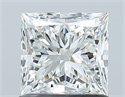 Natural Diamond 1.01 Carats, Princess with  Cut, G Color, VVS2 Clarity and Certified by GIA