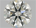 Natural Diamond 0.70 Carats, Round with Excellent Cut, L Color, SI2 Clarity and Certified by GIA