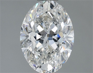 Picture of Natural Diamond 1.80 Carats, Oval with  Cut, G Color, SI2 Clarity and Certified by IGI