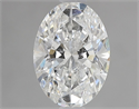Natural Diamond 1.06 Carats, Oval with  Cut, G Color, SI2 Clarity and Certified by GIA