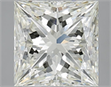 Diamante Natural 4.01 quilates, Princesa , Color K, claridad VVS2 y certificado IGI
