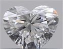Natural Diamond 0.30 Carats, Heart with  Cut, E Color, VVS2 Clarity and Certified by GIA