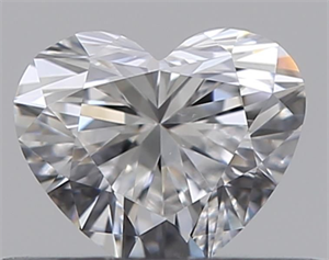 Picture of Natural Diamond 0.30 Carats, Heart with  Cut, E Color, VVS2 Clarity and Certified by GIA