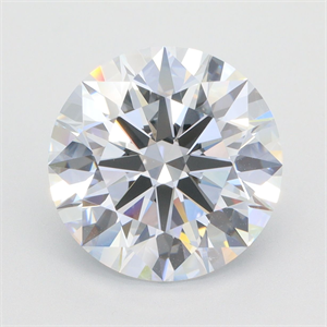 Picture of Lab Grown Diamond 5.51 Carats, Round with Ideal Cut, F Color, VS1 Clarity and Certified by IGI
