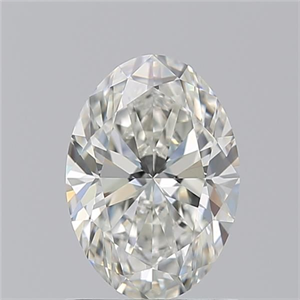 Picture of Natural Diamond 1.21 Carats, Oval with  Cut, I Color, VVS1 Clarity and Certified by GIA