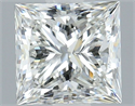 Natural Diamond 1.30 Carats, Princess with  Cut, H Color, VVS2 Clarity and Certified by GIA