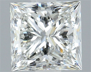 Picture of Natural Diamond 1.30 Carats, Princess with  Cut, H Color, VVS2 Clarity and Certified by GIA