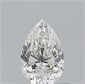 Natural Diamond 0.50 Carats, Pear with  Cut, F Color, VS1 Clarity and Certified by GIA