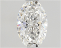 Diamante Natural 0.52 quilates, Ovalado , Color E, claridad SI1 y certificado GIA