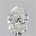 Natural Diamond 1.01 Carats, Oval with  Cut, G Color, VVS2 Clarity and Certified by GIA