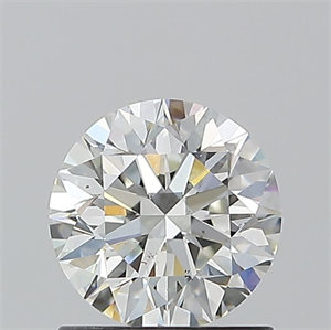 Picture of Natural Diamond 1.01 Carats, Round with Excellent Cut, H Color, SI1 Clarity and Certified by GIA