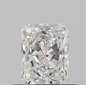 Picture of Natural Diamond 0.50 Carats, Radiant with  Cut, I Color, SI1 Clarity and Certified by GIA