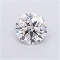 Lab Grown Diamond 1.28 Carats, Round with Ideal Cut, F Color, VVS2 Clarity and Certified by IGI