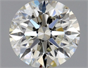 Natural Diamond 0.75 Carats, Round with Excellent Cut, J Color, VS1 Clarity and Certified by GIA